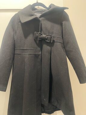 Rothschild Black Wool-Blend Coat